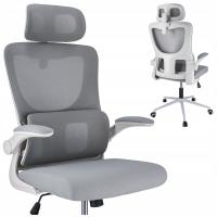 Офисное кресло эргономичное вращающееся кресло для офиса серый