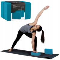 Kostki klocki do jogi ćwiczeń pilates blok zestaw AVENTO x2