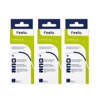 Zestaw 3 razy Nić dentystyczna Feelo Expert Floss do aparatów mostów