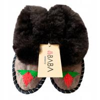 Bambosze Kapcie Pantofle Wełniane Góralskie Ciepłe Skórzane MIX KOLOR 36-41