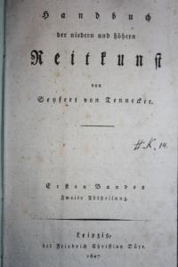 PODRĘCZNIK NIŻSZEJ I WYŻSZEJ SZTUKI UJEŻDŻANIA KONIA JAZDA KONNA 1807 RAR !