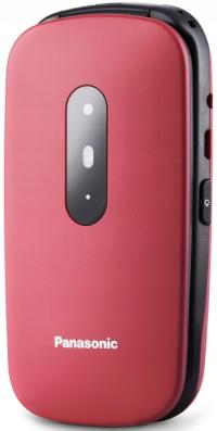 Телефон для пожилых Panasonic KX-Tu446exr Красный