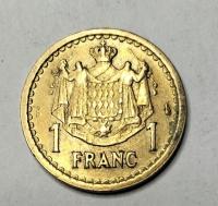 Moneta Monako 1 frank 1945