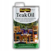 OLEJ TEKOWY DO DREWNA MEBLI TEAK OIL BEZBARWNY WODOODPORNY OCHRONA RUSTINS