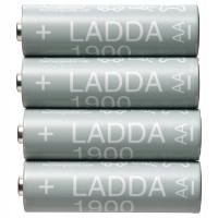 IKEA LADDA Akumulatorek do ładowania, HR06 AA 1.2V1900mAh 4 sztuki