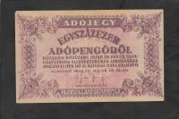 BANKNOT WĘGRY -- 100000 adopengo -- 1946 rok
