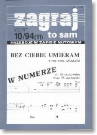 Zagraj to sam - nr 10/1994 (011) nuty na keyboard