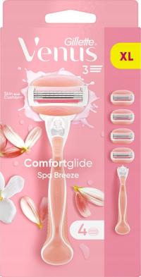 Gillette Venus Comfortglide Spa Breeze, maszynka + 4 ostrza
