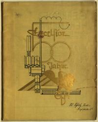 SZCZECIN. Zeszyt -reklama sklepu papierniczego (Pilütz), przed 1939 r.