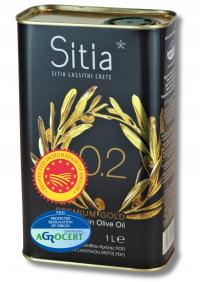 GRECKA oliwa z oliwek SITIA 0,2% Premium 1L - data aż do 03/26