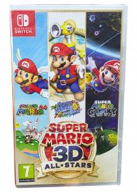 SUPER MARIO 3D ALL STARS NINTENDO SWITCH ANGIELSKA OKŁADKA NOWA W FOLII