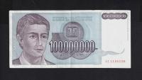 BANKNOT JUGOSŁAWIA - 100000000 DINARÓW - 1993 rok