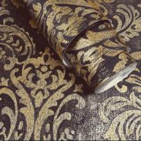 LUKSUSOWA TAPETA NA FLIZELINIE ORNAMENT ZŁOTY METROPOLITAN