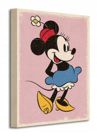 Obraz płótno Disney Myszka Minnie Retro 30x40 cm