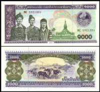 LAOS, 1000 KIP 2003 Pick 32Ab