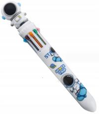 DŁUGOPIS 10 - KOLOROWY DZIECIĘCY WIELOKOLOROWY MULTIKOLOR 10W1