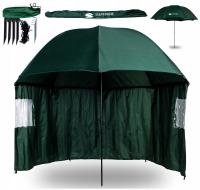 Большой зонт для рыбалки 240 см, водонепроницаемая палатка с боковым зонтиком для рыбалки