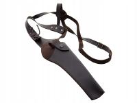 Кобура из натуральной кожи с подтяжками для револьверов 8 дюймов коричневая правая