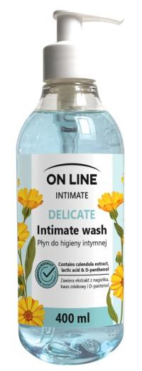 ON LINE PŁYN DO HIGIENY INTYMNEJ DELICATE 400 ML