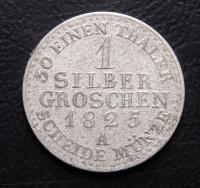 ANK FRYDERYK WILHELM 1 SILBER GROSCHEN 1825 A menniczy