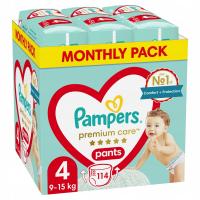 PAMPERS Premium Care Pieluchomajtki 4,9-15kg 114szt.