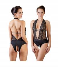 СЕКСУАЛЬНОЕ КРУЖЕВНОЕ БОДИ С ОТКРЫТОЙ ПРОМЕЖНОСТЬЮ РАЗМЕР L