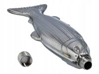 Piersiówka w Kształcie Rybki Stal Nierdzewna 4 OZ ok. 120 ml dla Wędkarza