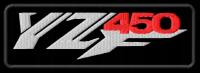 Naszywka dla fanów Yamaha YZF 450 haftowana z termofolią YZF450