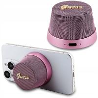 Guess głośnik Bluetooth GUWSC3ALSMP Speaker Stand różowy/pink Magnetic Scri