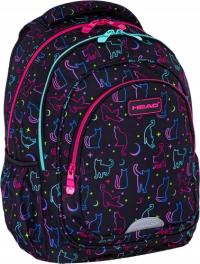 PLECAK SZKOLNY 2 KOMOROWY KOTKI HEAD 22 LITRY
