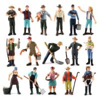 16 szt. Symulacja Farm Character Model Set Farmer