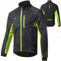 KURTKA ROWEROWA MĘSKA ZIMOWA SOFTSHELL ROWER TERMOAKTYWNA 20Ż ARSUXEO