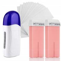 DOLL Xanitalia Zestaw 2x wosk do depilacji w rolce ROSA + PODGRZEWACZ PASKI