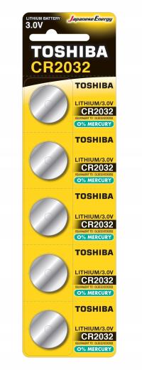 Bateria litowa Toshiba CR2032 5 szt.