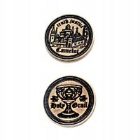 КАМЕЛОТ ЗОЛОТАЯ МЕТАЛЛИЧЕСКАЯ МОНЕТА 1 ШТ