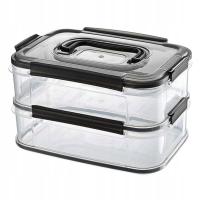 POJEMNIK DO PIĘTROWANIA 2-POZIOMY NA WĘDLINY NA ŻYWNOŚĆ HOBBY LIFE