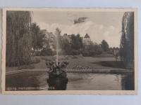 Pocztówka Elbing Elbląg 1940 fontanna