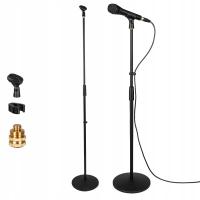 MOZOS SM808 PODŁOGOWY PROSTY STATYW MIKROFONOWY STUDYJNY WYSOKI REGULOWANY