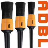 ADBL Zestaw 3 pędzli Detailingowych 17 25 31mm Pędzelki do czyszczenia auta