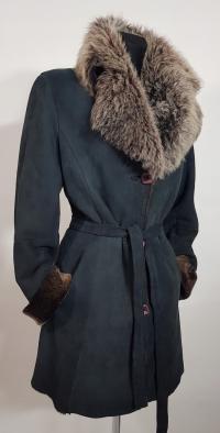 Exclusive PREMIUM kożuch DERRI cieniutki zjawiskowy minimalizm komfort M L