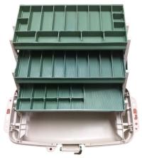 Большая рыболовная коробка Jaxon с тремя ящиками