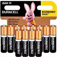 Щелочная батарея Duracell AAA (R3) 12 шт.