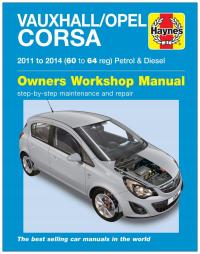 Vauxhall/OPEL Corsa (2011-2014) instrukcja napraw Haynes 24h