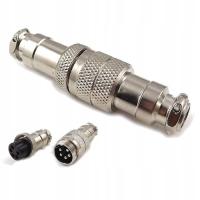 Złącze GX16 WT+GN na kabel 4pin