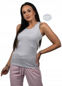 4F top damski szary klasyczny