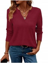 STYLOWA BLUZKA DAMSKA ELEGANCKA BAWEŁNIANA WYGODNA MODNA