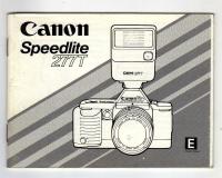 CANON SPEEDLITE 277T INSTRUKCJA JĘZYK ANGIELSKI