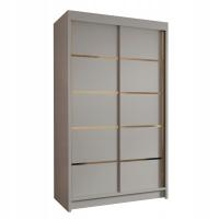 Шкаф-купе VIGO IV 100см-вместительный гардероб - золотые аксессуары