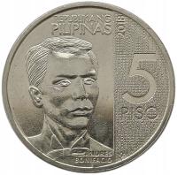 FILIPINY 5 PISO 2018 ANDRES BONIFACIO - KWIAT 4D1