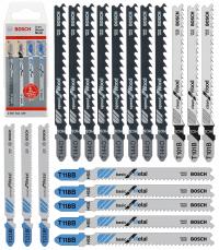 BOSCH ZESTAW BRZESZCZOTÓW DO WYRZYNARKI Wood and Metal 18 szt. 2607011439